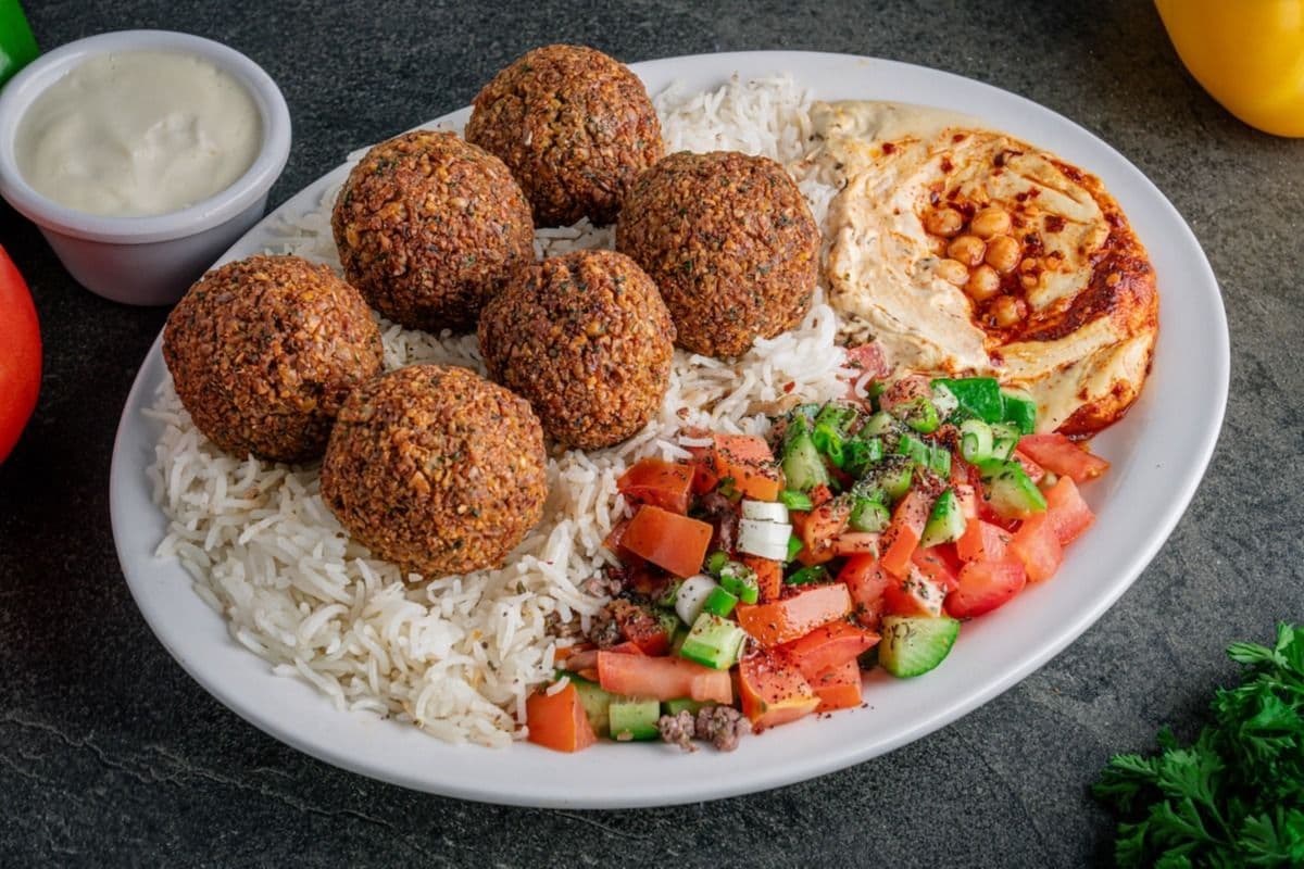 Falafel Rice Plate