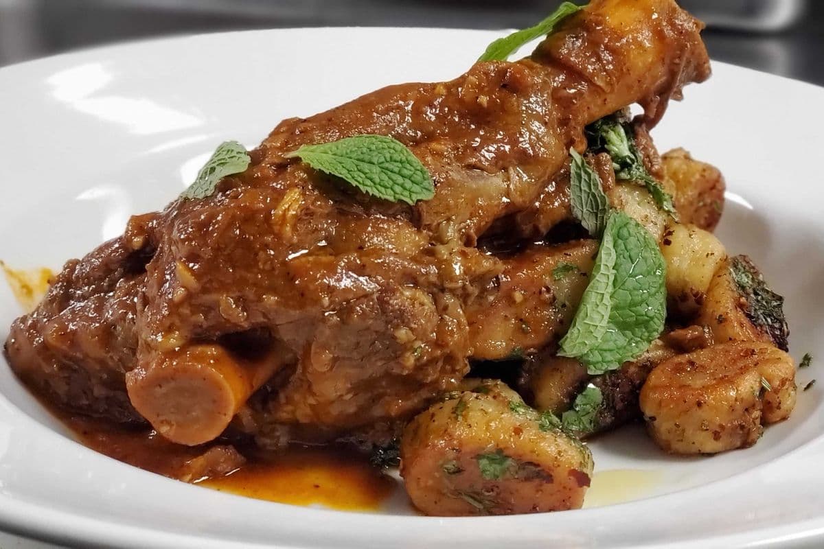 Saffron Lamb Shank