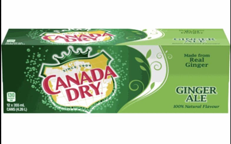 Canada Dry Ginger Ale 12x355ml