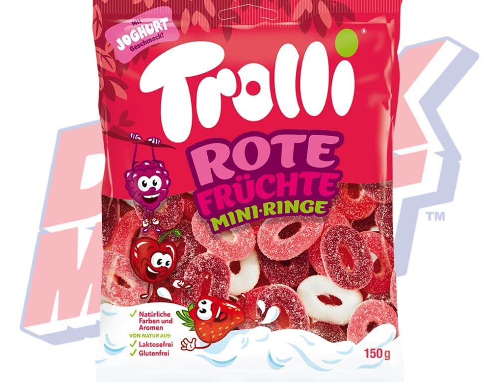 Trolli Rote Fruchte Mini Ringe - 150g (Germany)