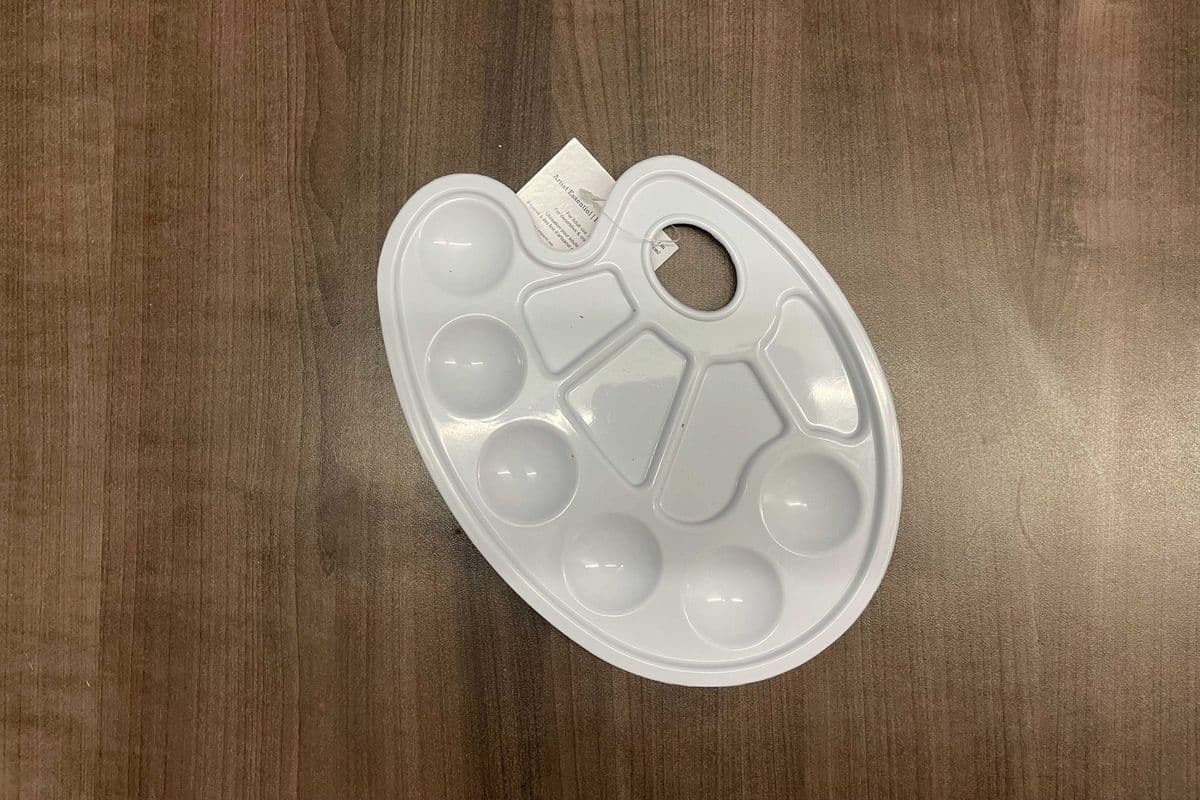 Plastic Palette Oval 10-Well 1pc