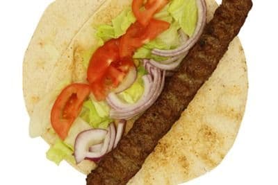 Beef Kobideh Kebab Roll