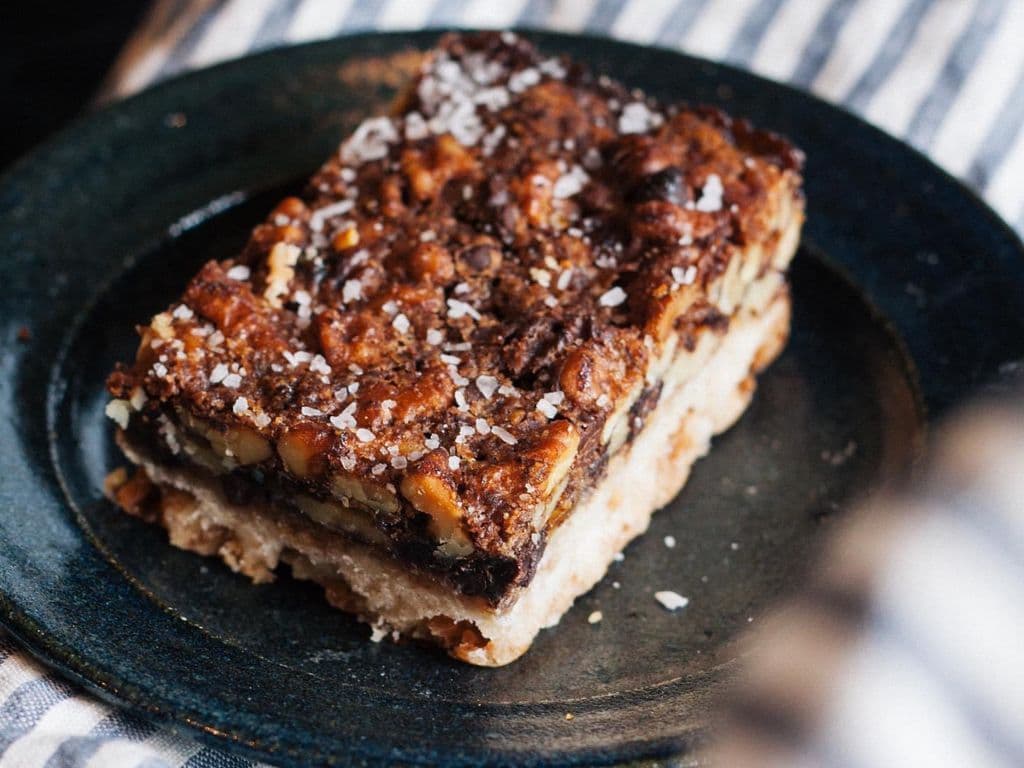 Walnut Butter Tart Square