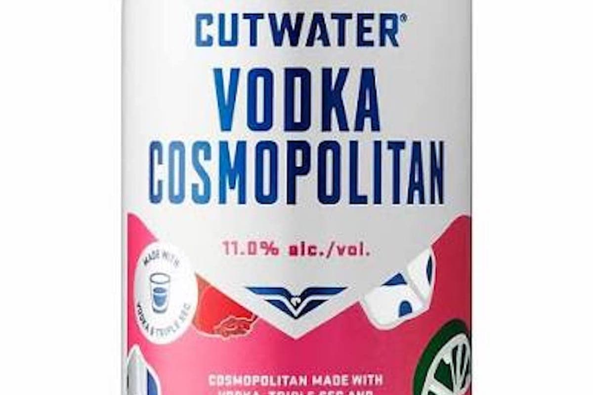 Cutwater VODKA Cosmopolitan 355ML SINGLE CAN (1 x 355ML)