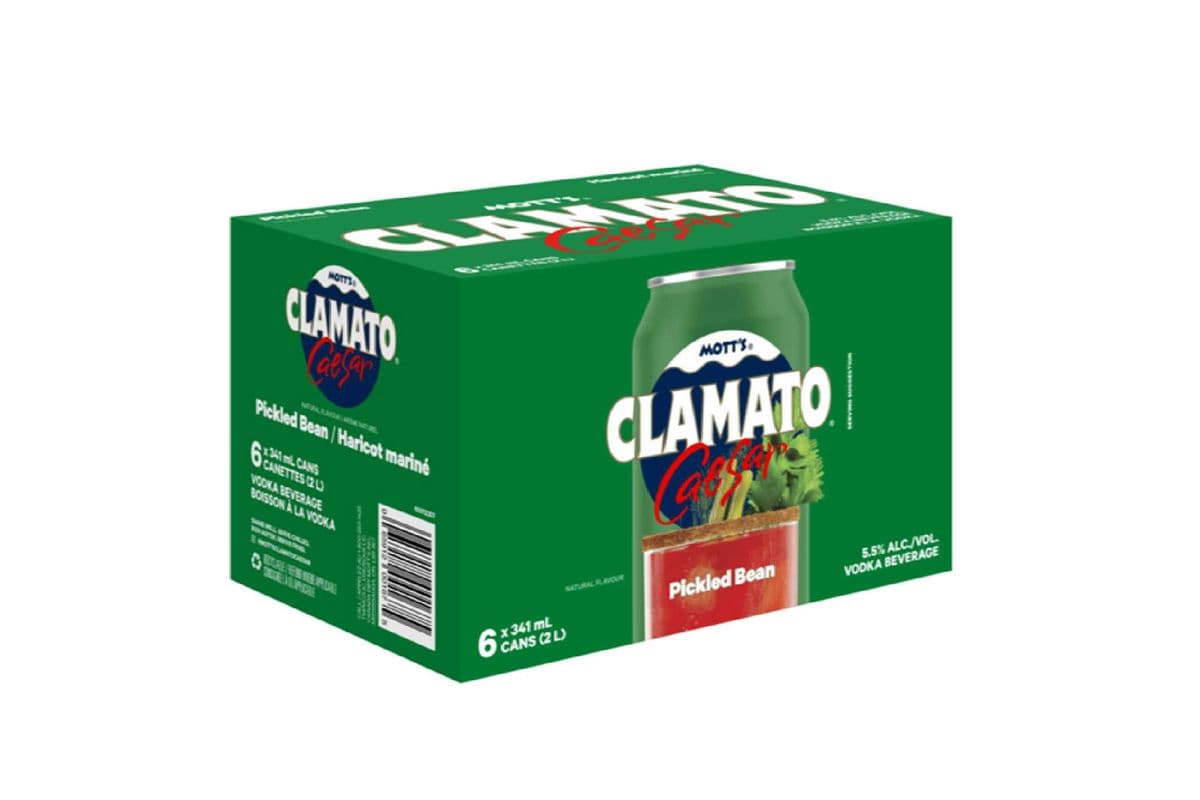 893061 - MOTT'S CLAMATO CAESAR PICKLED BEAN DOM (6 x 341ML)