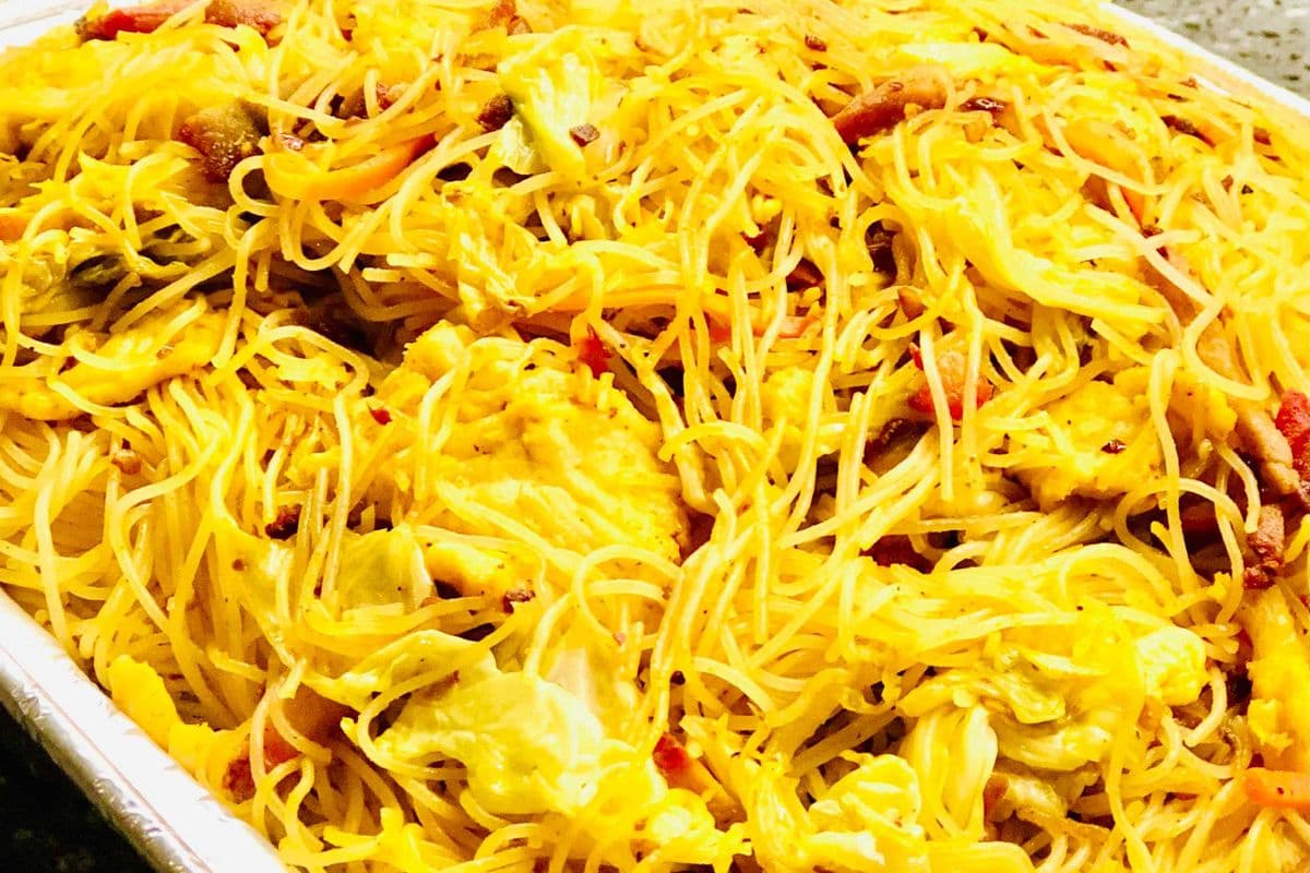 E. Singapore Noodle Party Tray