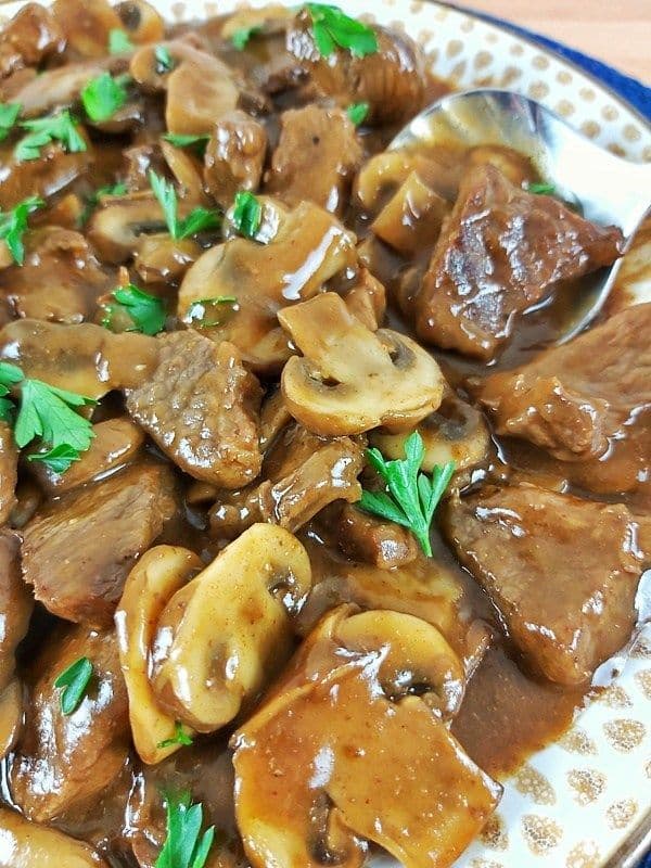 Beef with Mushrooms