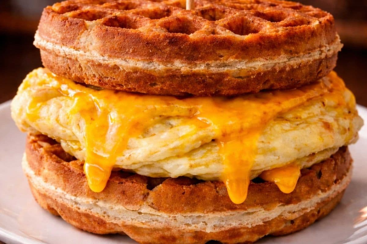 Egg and Cheese Wafflewich