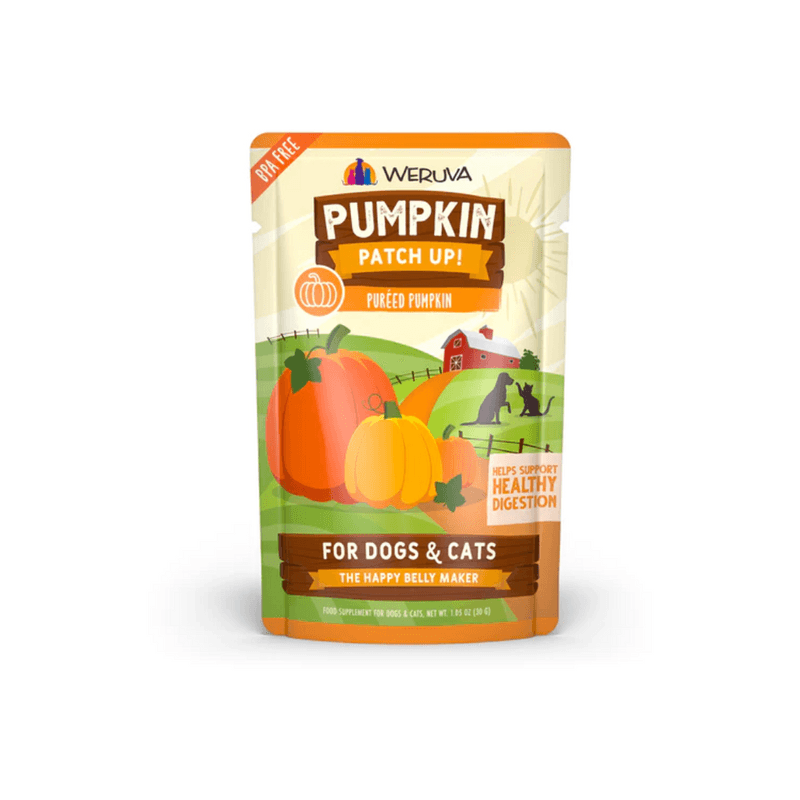 Weruva Wet Dog and Cat Supplements - Pumpkin Patch Up Pureed Pumpkin Pouch (1.05 oz)