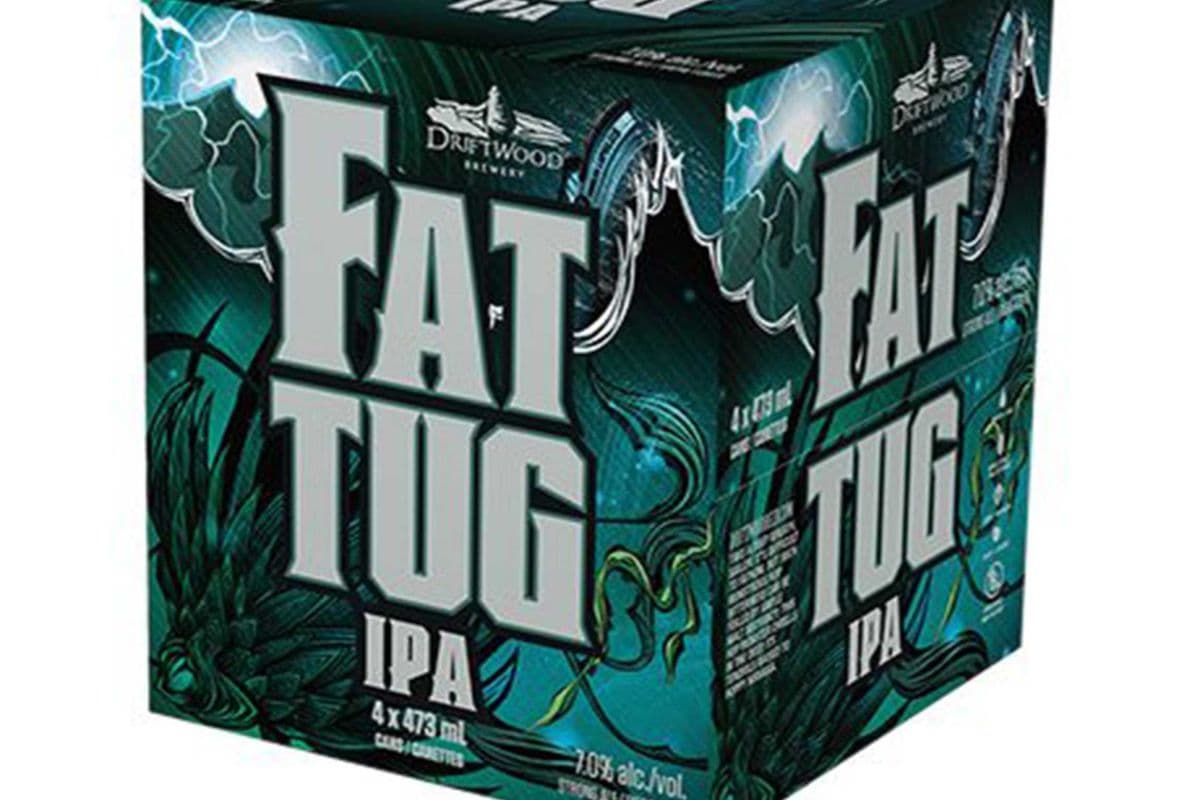 Driftwood Fat Tug IPA (4 x 473 ml Cans)