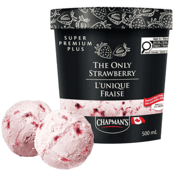 Chapman's Super Premium Créme Glacée Gateau au Fromage aux Cerises 500ml/ Chapman's Super Premium Ice Cream Cherry Cheesecake 500ml