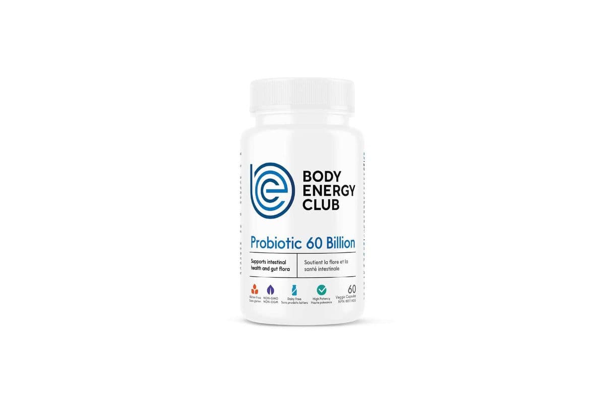 Body Energy Club Probiotic 60 Billion (60 veggie capsules)