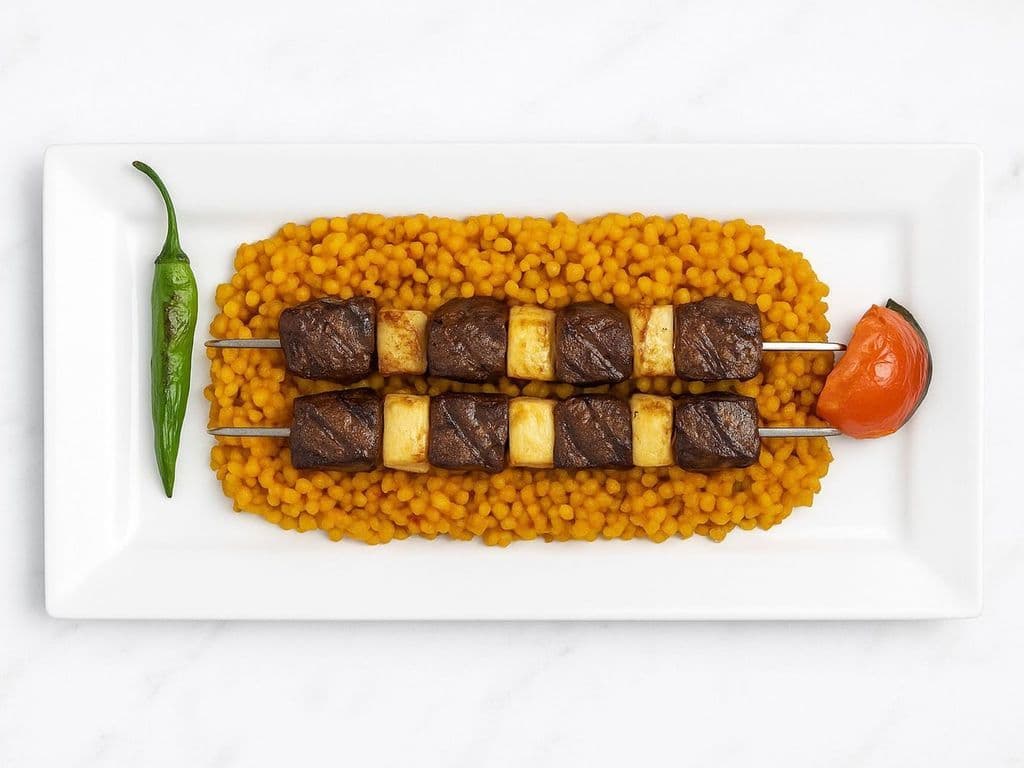 Lunch Special Liver Shish (2 Skewers)