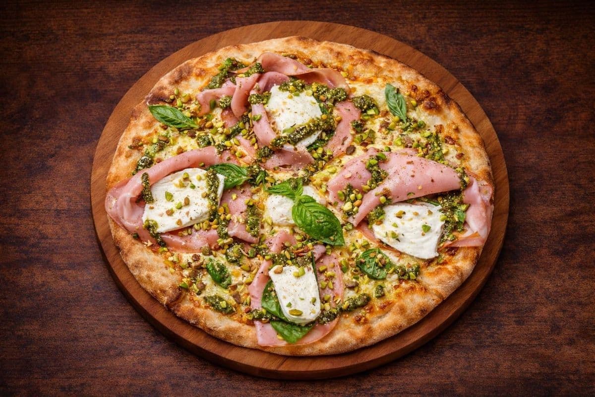 12" Pistacchio (White Pizza)