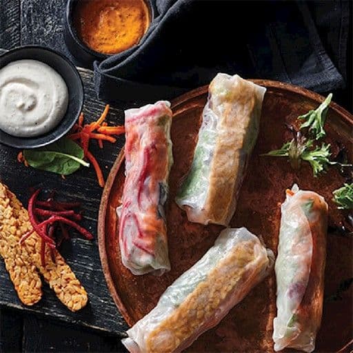 Tempeh Rice Rolls