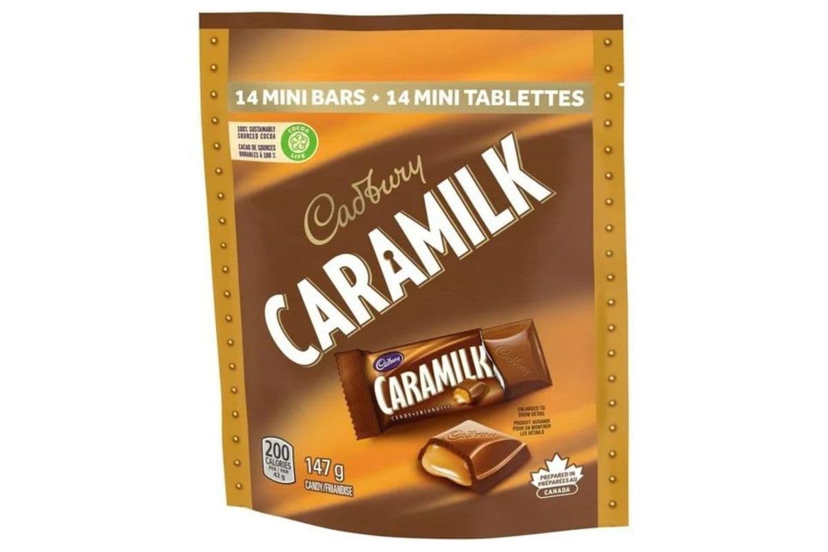 Caramilk Mini Bars Stand Up Pouch (147 g)