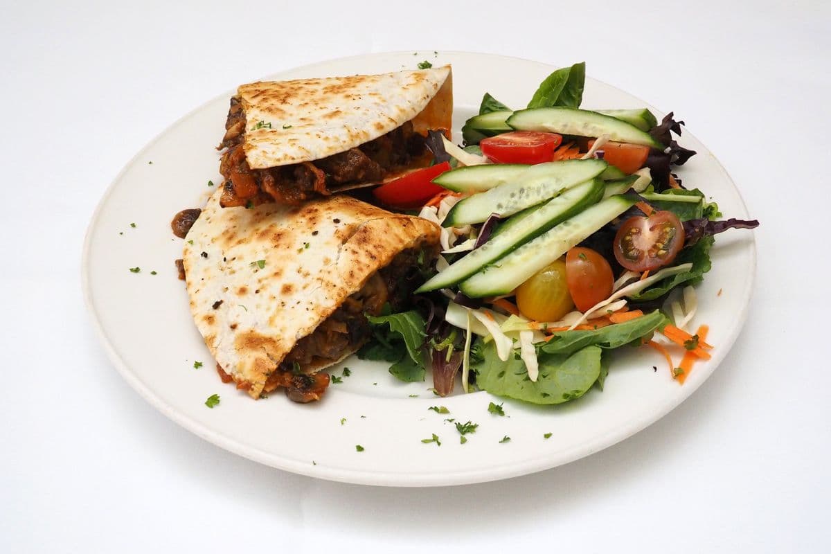 Beef And Mushroom Quesadilla