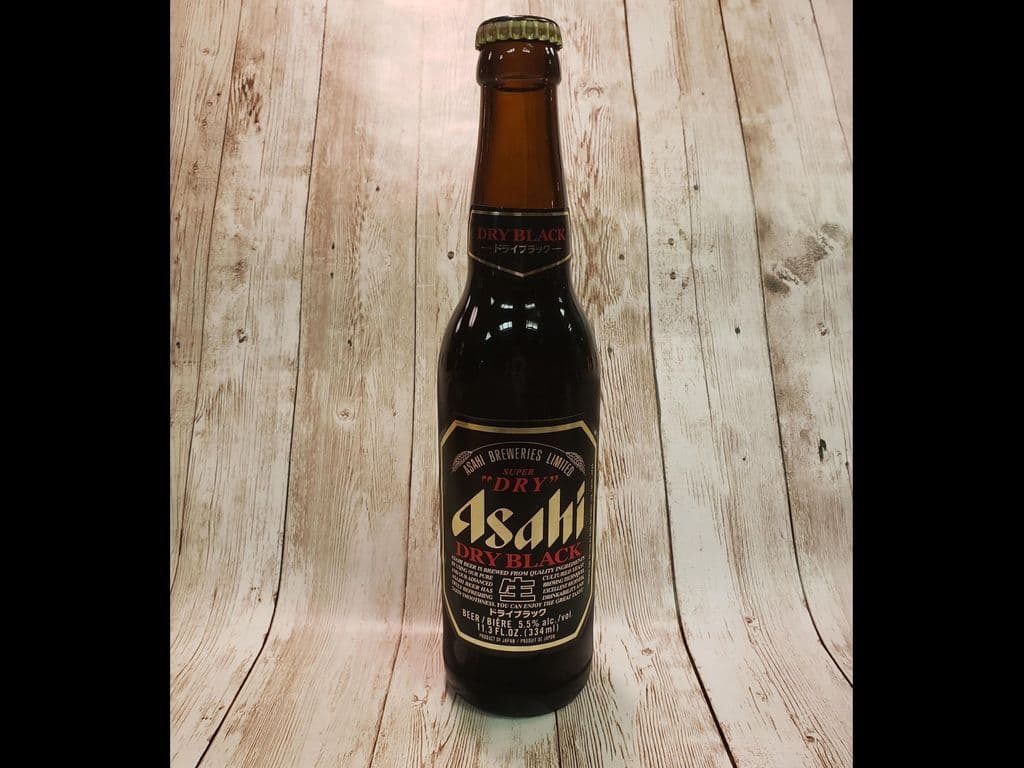 Asahi Black, 334mL bottled beer (5.5% ABV)