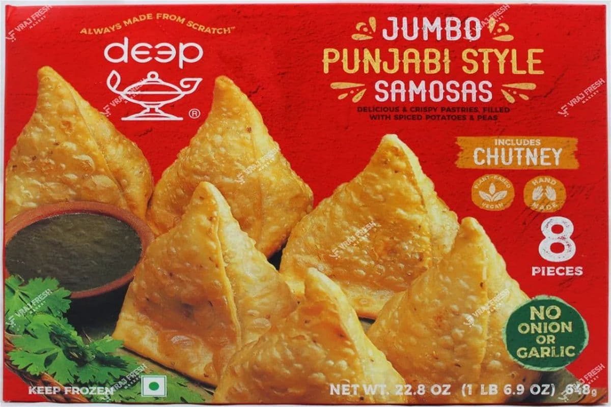 Deep Frozen Punjabi Jumbo Samosa (8pcs)