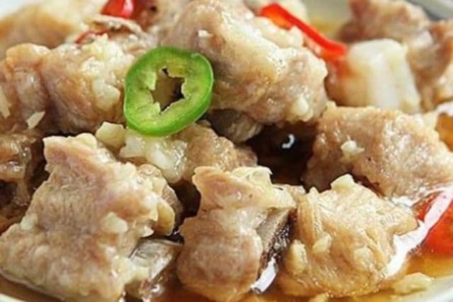 Steamed Spareribs with Pumpkin