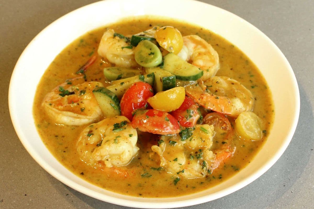 Gambas con Coco