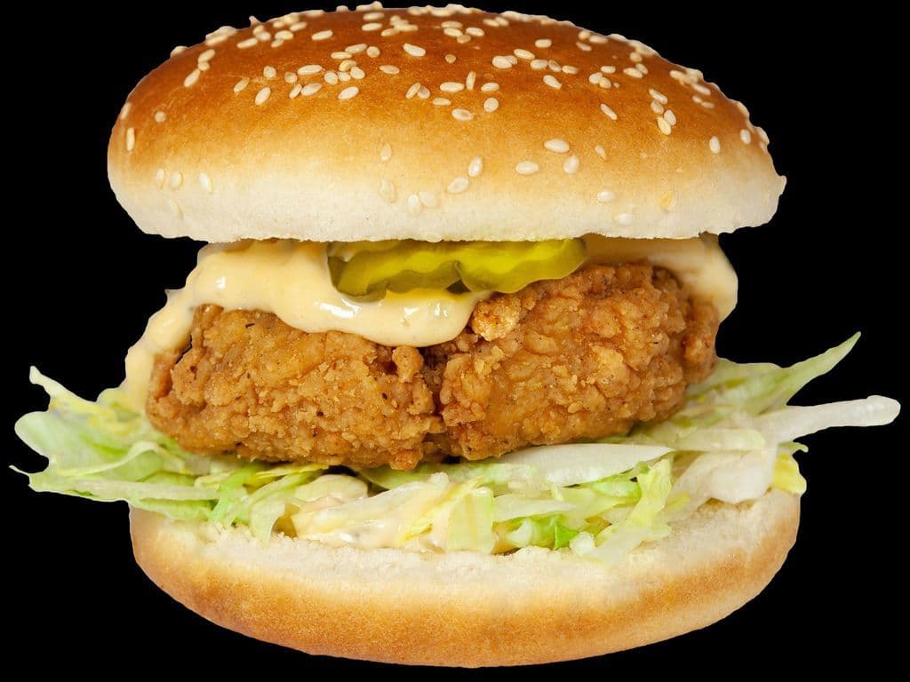 CRISPY CHICKEN BURGER*