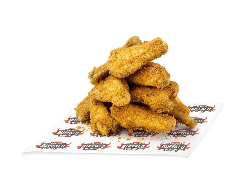 Lemon Pepper Dry Rub Breaded Wings *
