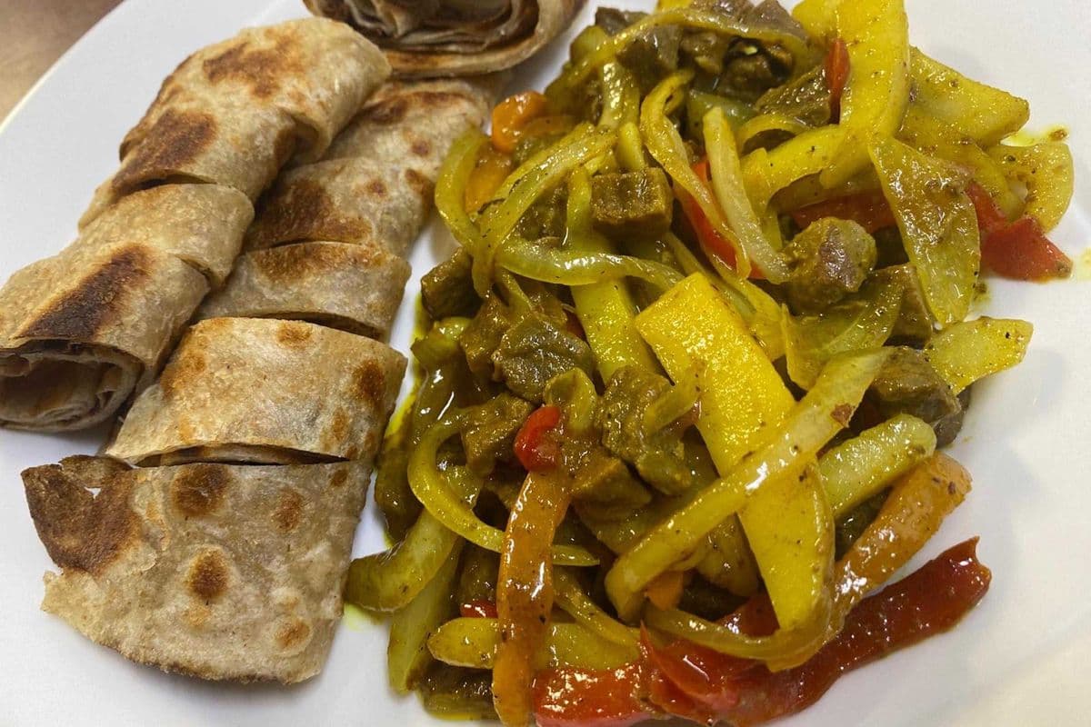Beef Suqaar Stew with Chapati