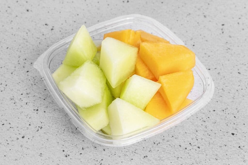 Fresh Cut Cantaloupe and Honeydew