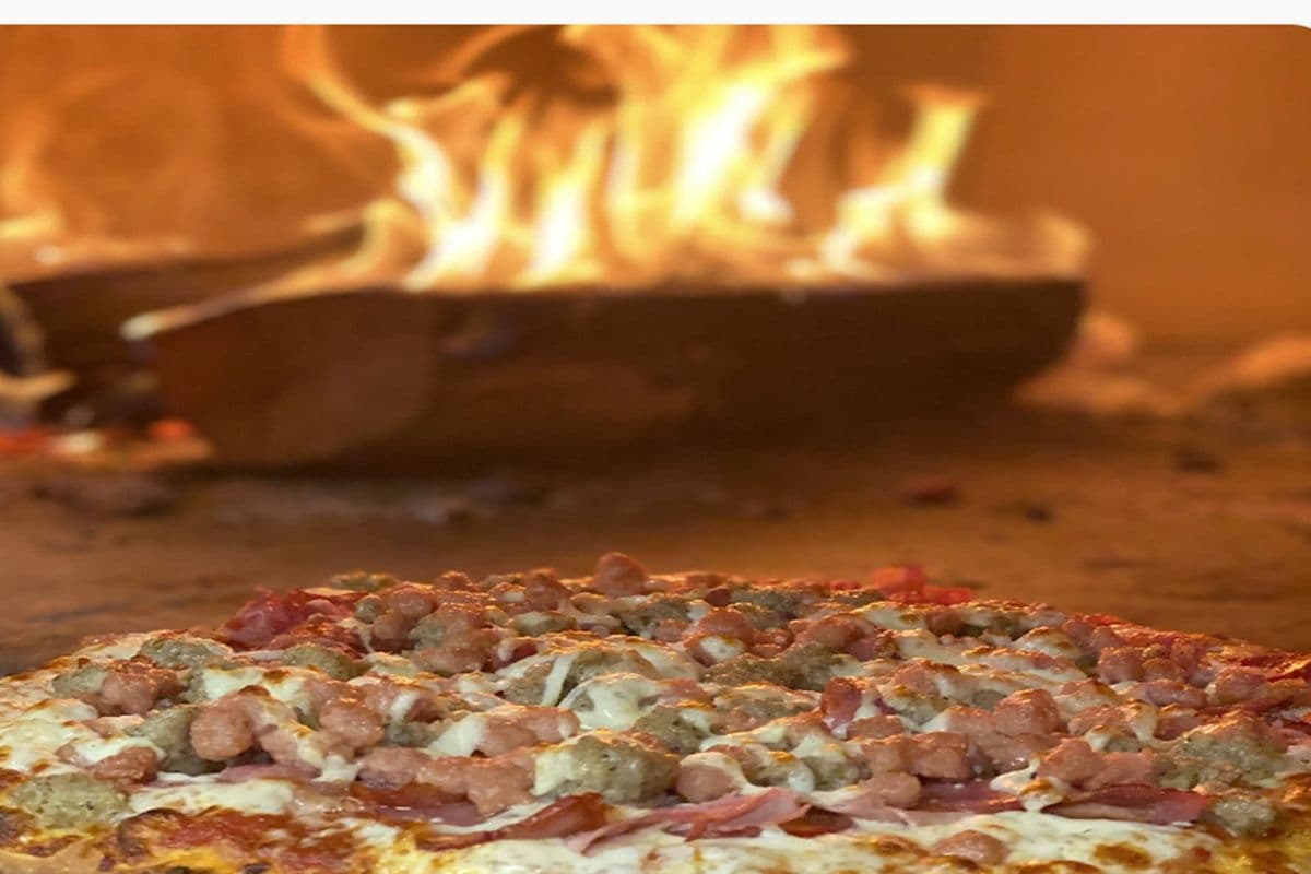 15" Stone-Baked Meat Lovers Pizza