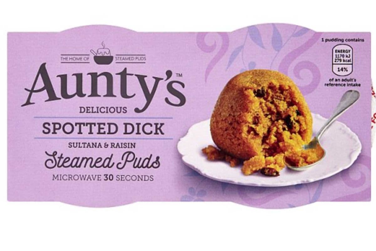 Aunty's Spotted Dick Steamed Puds (190g)