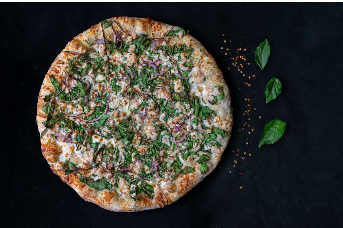 16" X-Large Shrimp Bianco Pizza