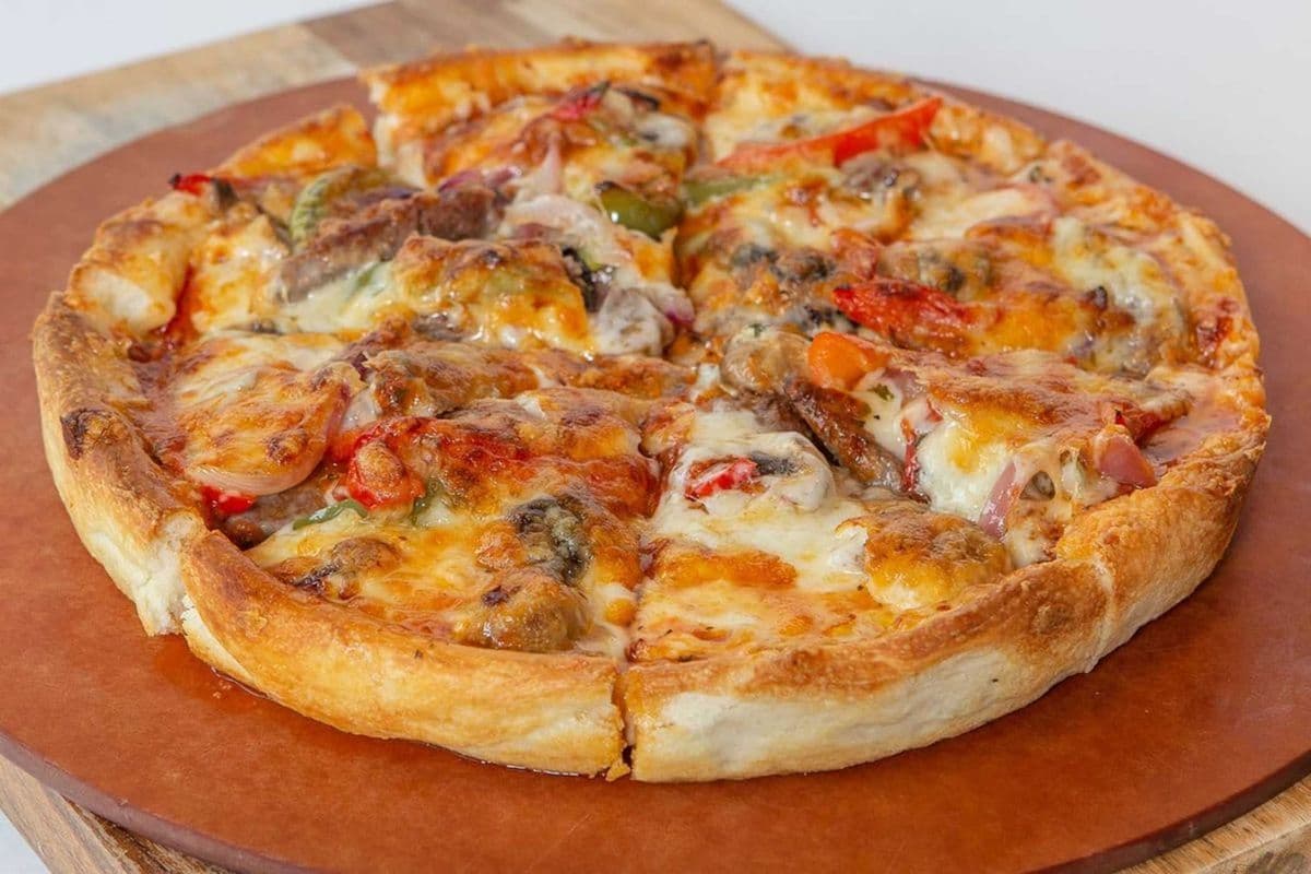 GF Philly Cheese Steak Pizza