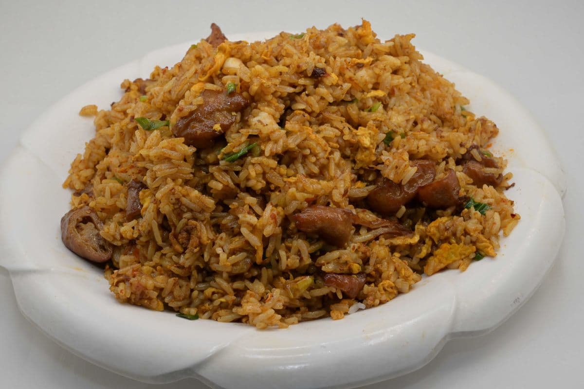 Pork Intestine Fried Rice 肥肠炒饭