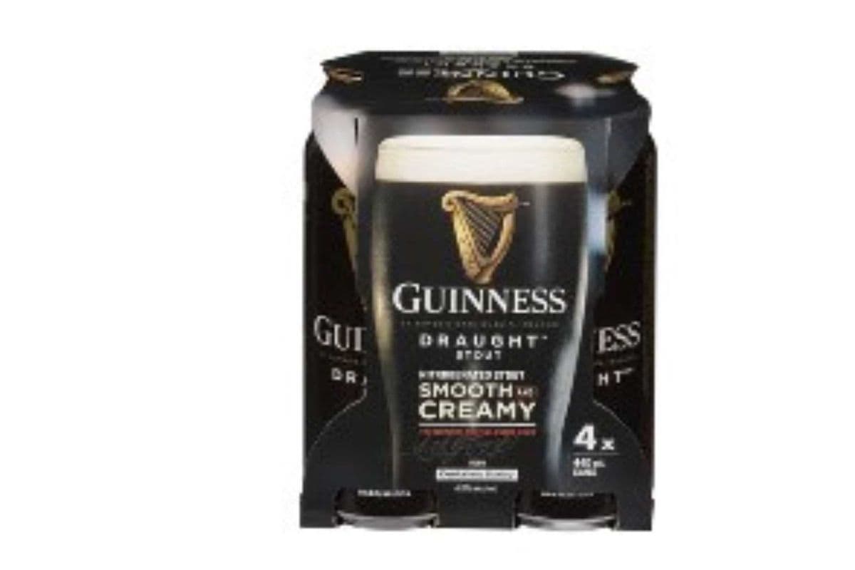 Guinness Draught Stout 4 x 440 ML Cans (1 x 440 ML)
