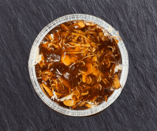 Moyenne frite sauce et chou