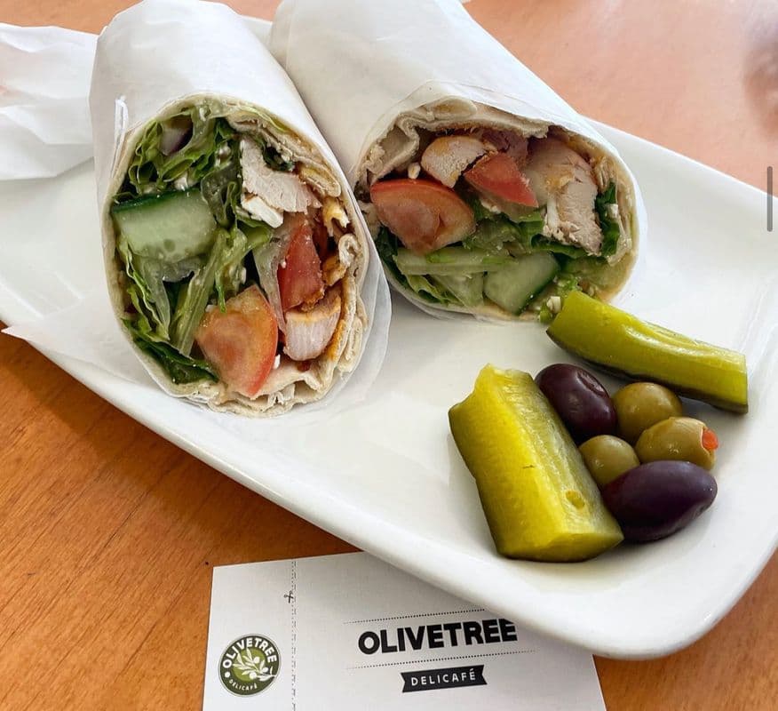 Chicken Greek Pita Wrap