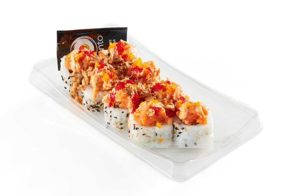 Salmon Volcano Roll