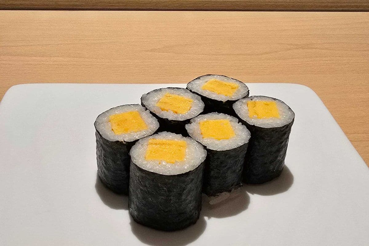 Egg Omelette (Tamago) Maki