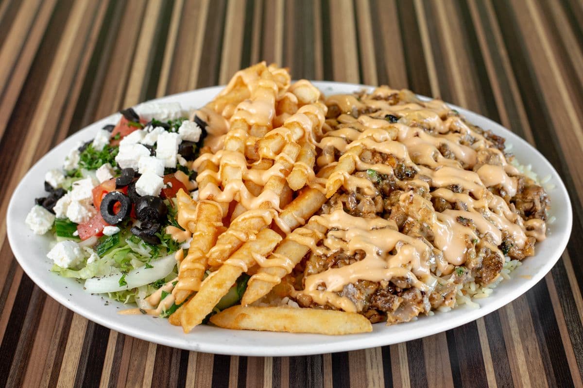 Philly Cheese Chicken Platter