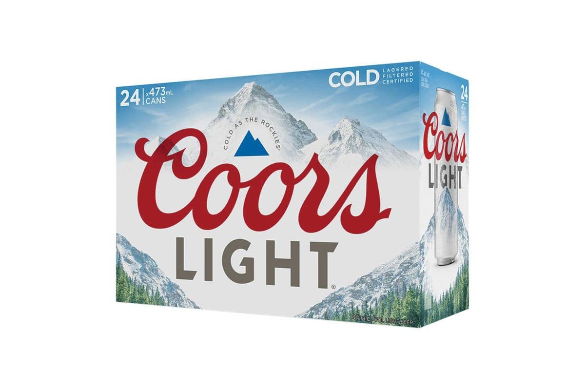 Coors Light (24 x 355 ml Cans)