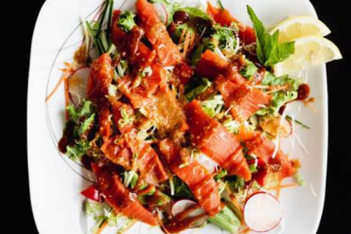 Salmon Carpaccio Salad