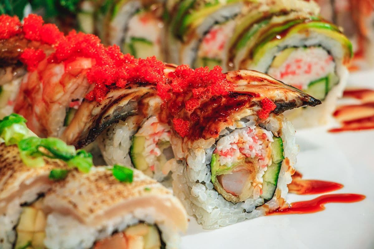 Black Dragon Roll (8 pcs)