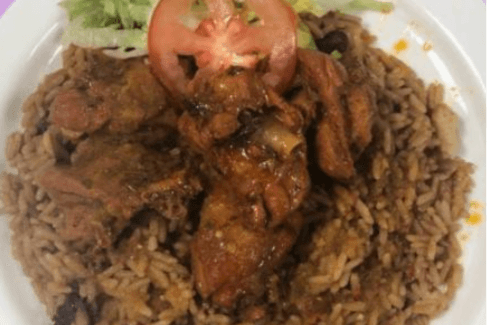 Stew Chicken Roti