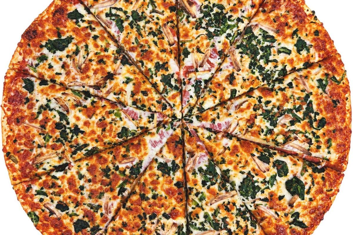 12" Large 2 for 1 Spinach Pizzas