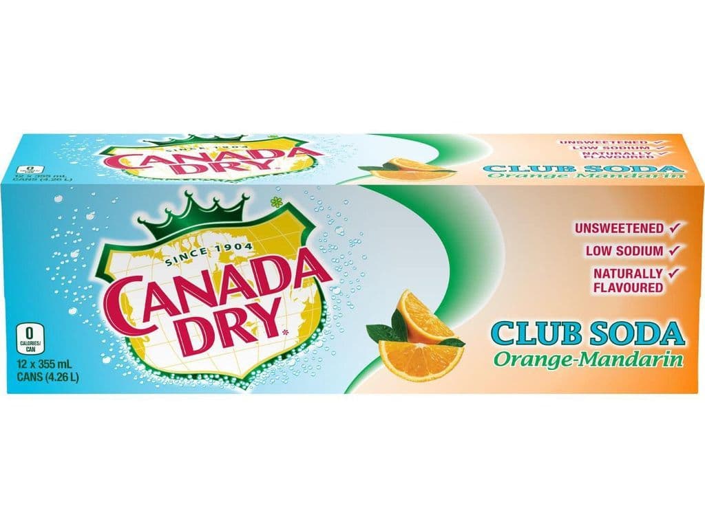 Canada Dry Orange and Mandarin 12x355ml