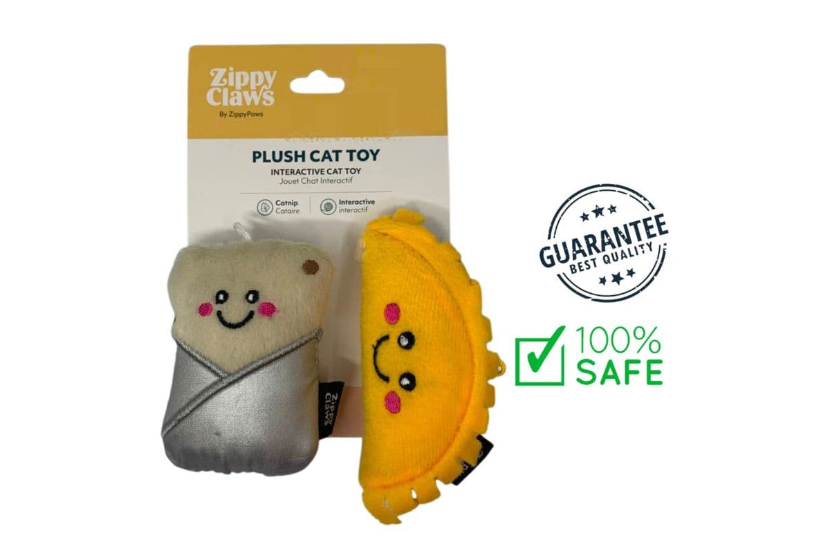 ZippyClaws - NomNomz Taco & Burrito Cat Toy
