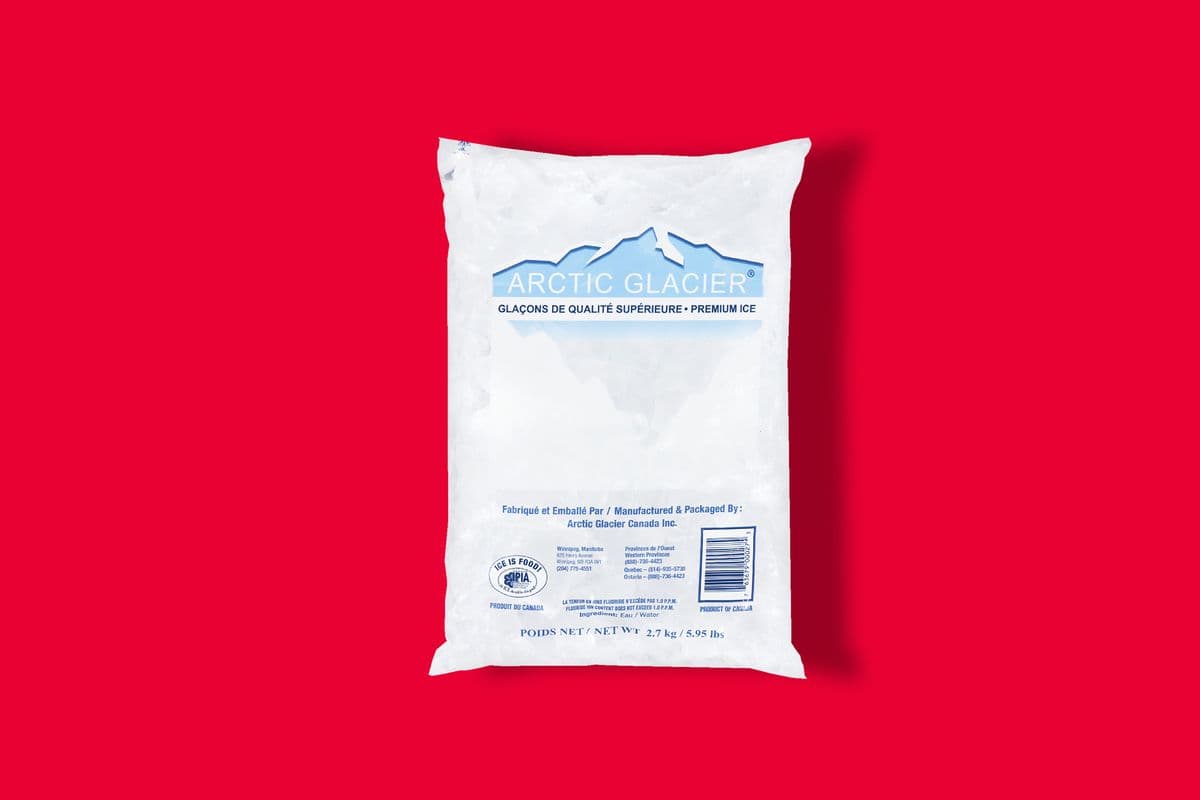 ARCTIC GLACIER CUBED ICE 2.3KG - 77397