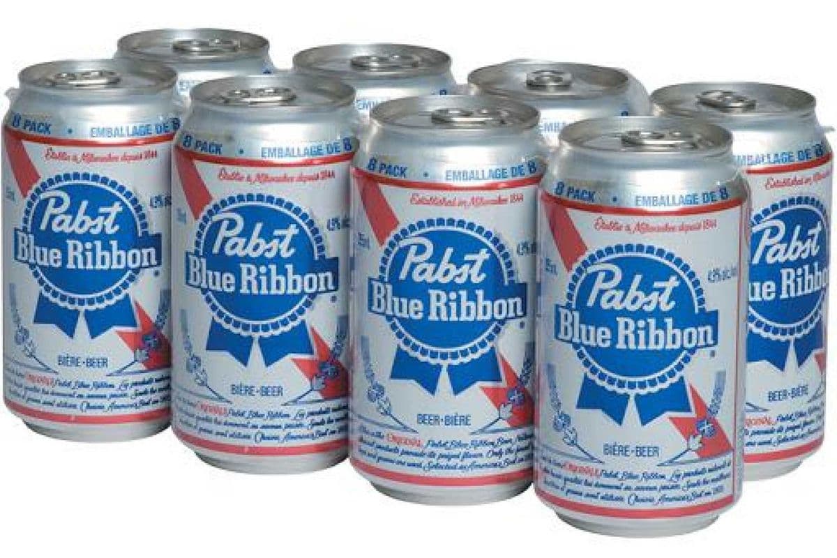 Pabst Blue Ribbion PBR (8 Cans) (8 x 355 mL)