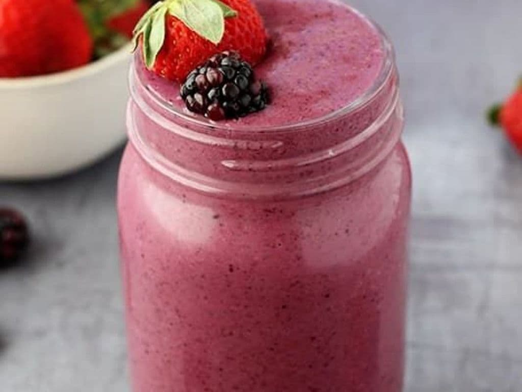 Smoothie au Baies Mélangées / Mixed Berry Smoothie